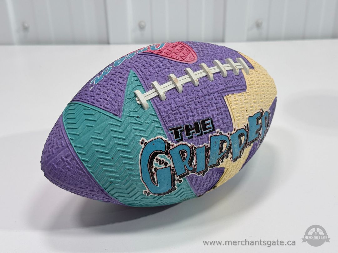 MacGregor The Gripper Rubber Football Training Ball Textured Grip Practice Ball