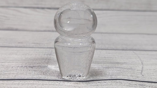 Kosta Boda Glass Owl Figurine / Kosta Boda Zoo / Signed!