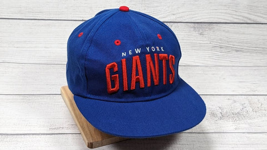 New York Giants Hat Cap Snap Back Orange NFL Football Budweiser