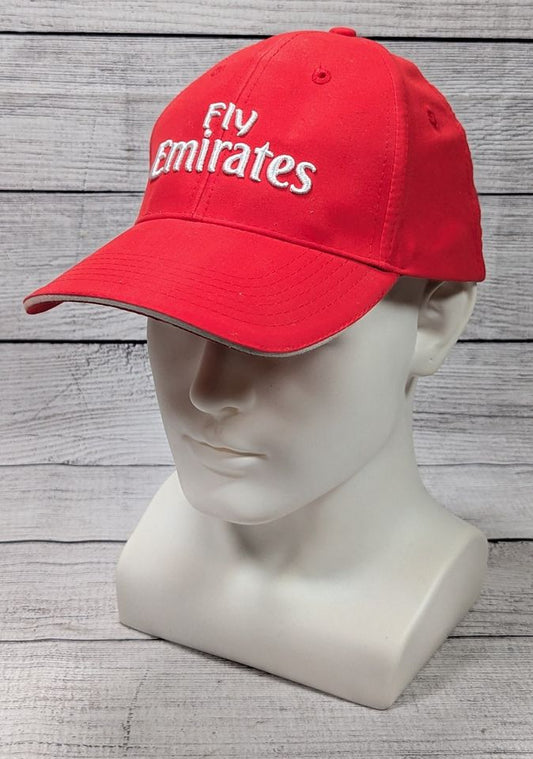 Vintage 2000's Fly Emirates Embroidered Red Hat / OSFA