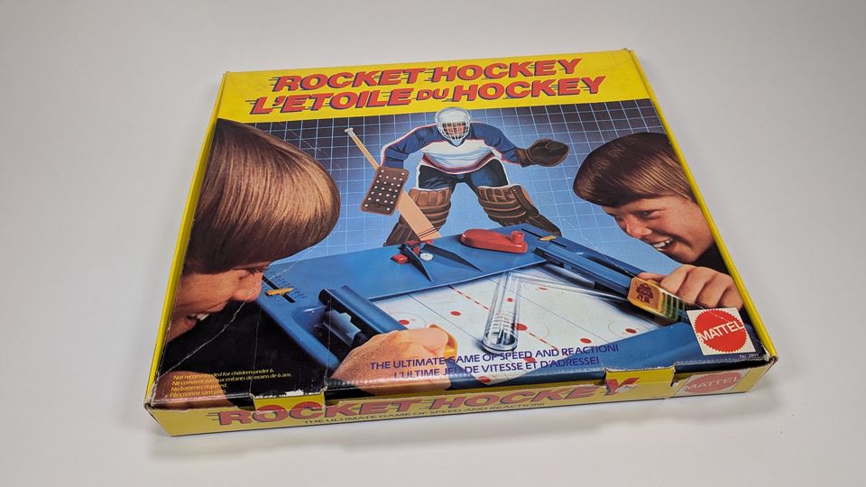 Vintage RARE Rocket Hockey Board Game Mattel 1978