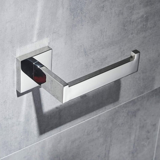 New Sealed Box Beelee BA19909C Bathroom Wall Mounted Toilet Paper Holder Stainless Polished Chrome