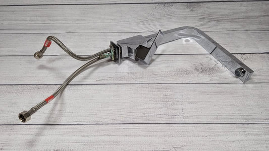 Tres Deck Mounted Single Lever Polished Chrome Kitchen Tap