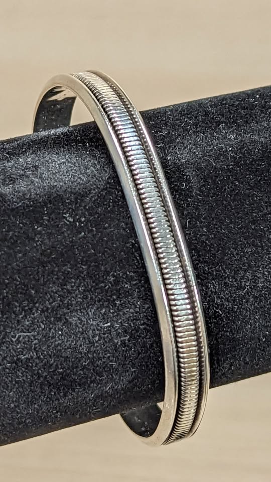 Sterling .925 Navajo Cuff Bracelet 20g Stamped