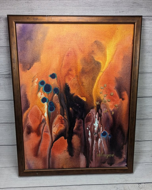 Alex Abugov The Spirit Cave Acrylic Original Painting / 20" x 26"