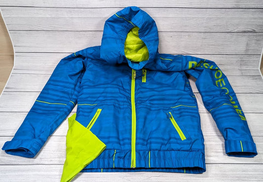 MINT! DC Jacket Snowboard Ski Youth Boys Kids Waterproof Insulated Neon Green / Blue / Size 16