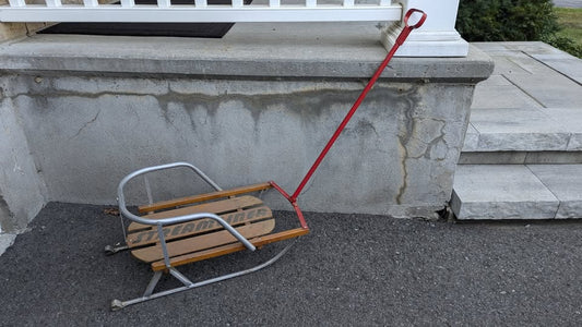 Antique Strealiner Tomoggan Sled / Great Condition! / 27" Length