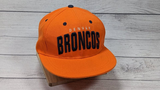 Denver Broncos Hat Cap Snap Back orange NFL Football Budweiser
