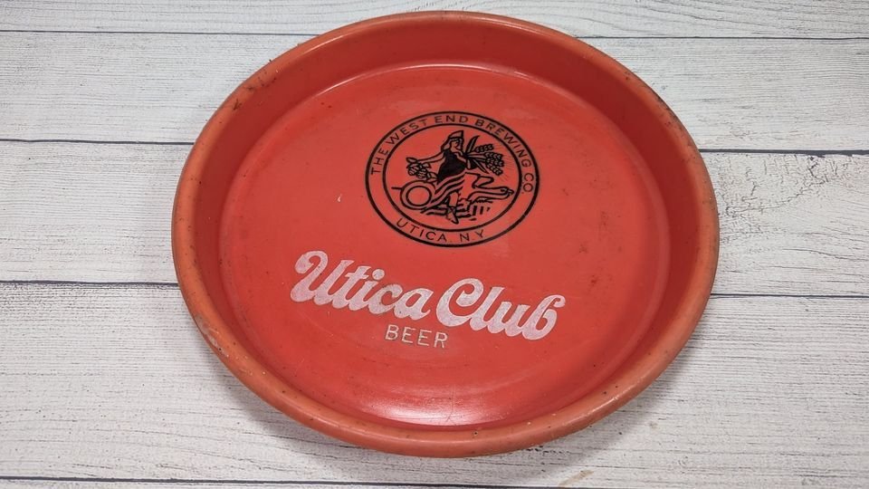Plastic 13" Utica Club Beer Co. Tray