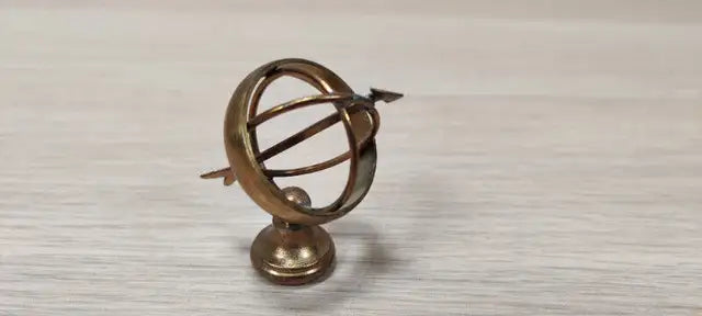 KLM Airlines Small Solid Brass Armillary Sphere