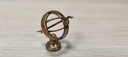 KLM Airlines Small Solid Brass Armillary Sphere