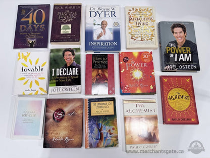 Spiritual Self Help Books Lot Assorted Titles Personal Growth Mindfulness Religion