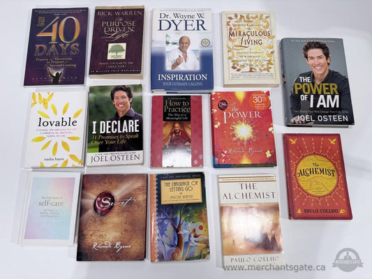 Spiritual Self Help Books Lot Assorted Titles Personal Growth Mindfulness Religion