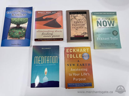 Spiritual Self Help Books Lot Assorted Titles Personal Growth Mindfulness Religion