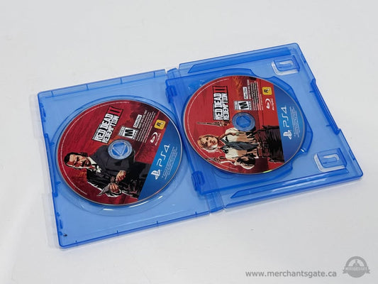 PS4 Red Dead Redemption II 2 Disc Set Game Only Rockstar