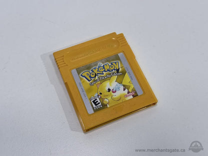 Nintendo Game Boy Pokémon Yellow Special Pikachu Edition Authentic Tested Cartridge