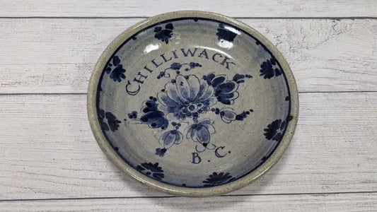 Hand Made Pottery Signed Chilliwack B.C. Clay Plate 9"