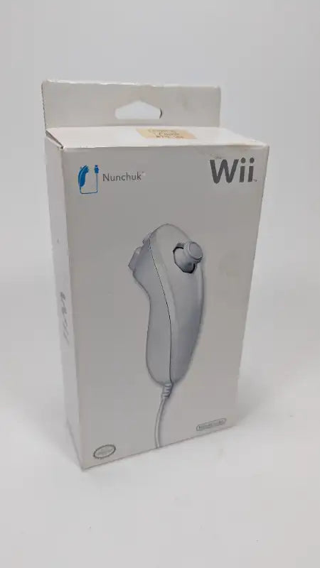 Nintendo Nunchuck Video Game Controller for Wii and Wii U - White NIB 6S3