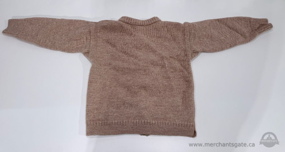Vintage Guernsey Guernseys 100% Pure New Wool Zip Cardigan Sweater British Isles – 1980s
