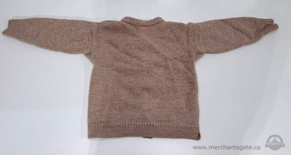 Vintage Guernsey Guernseys 100% Pure New Wool Zip Cardigan Sweater British Isles – 1980s