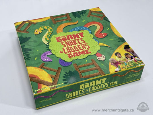 New Giant Snakes and Ladders Game Pressman Board Game Family Kids Ages 5+