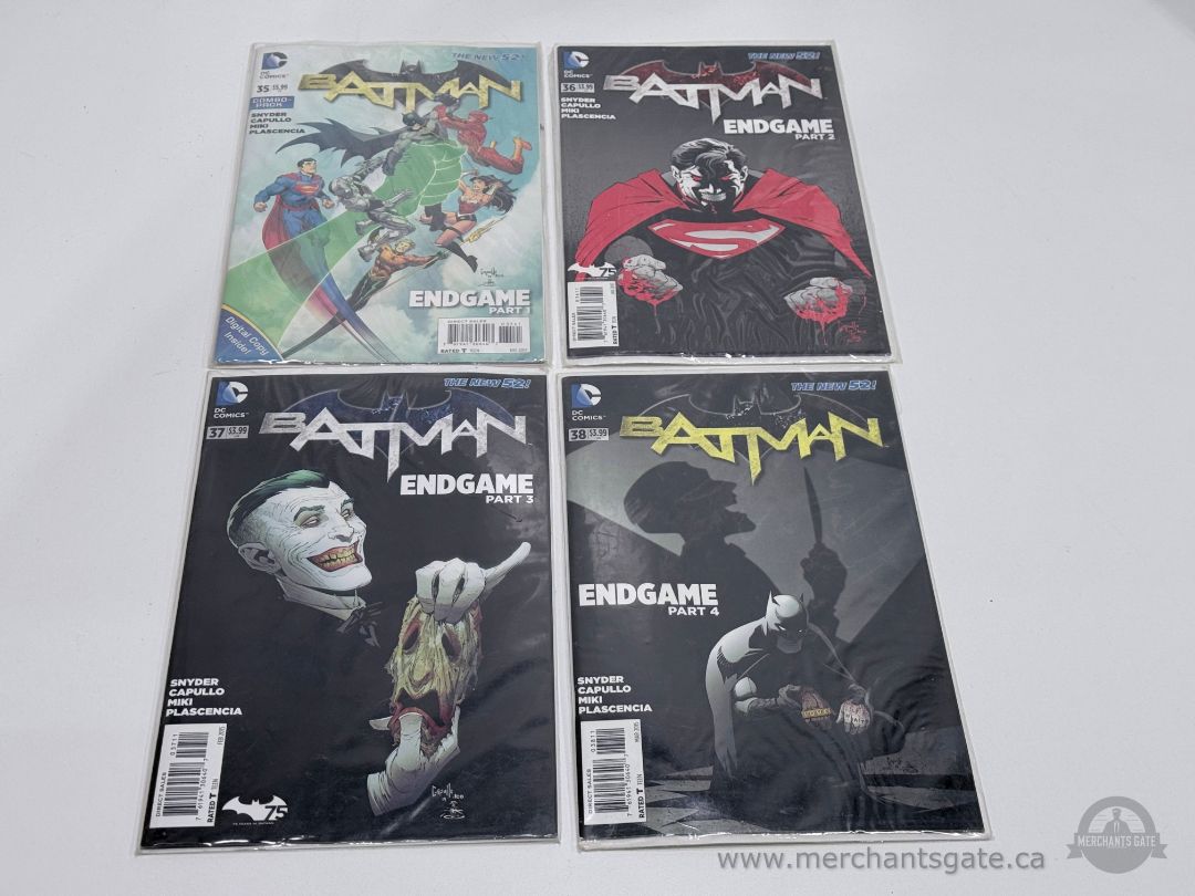 Batman Endgame Comic Lot DC Comics New 52 Endgame Part 1 2 3 4