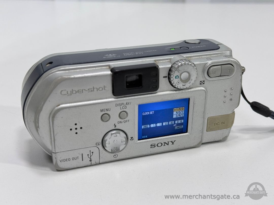 Sony Cyber Shot DSC-P71 Digital Camera 3.2MP 3X Optical Zoom Compact Camera