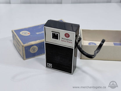 Westinghouse Vintage AM Pocket Portable Radio Solid State with Original Box