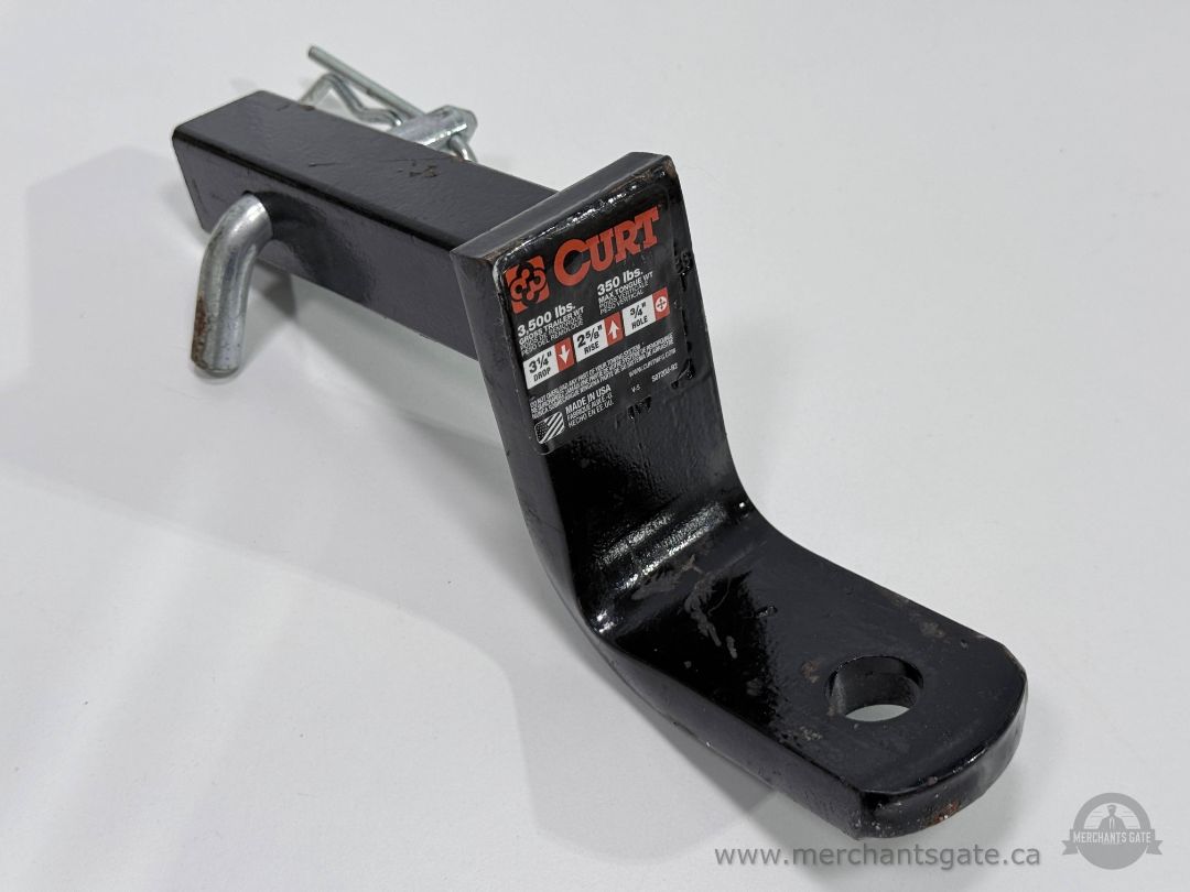 Curt Trailer Hitch Ball Mount 2 Inch Receiver 3500 lb Tow Capacity with Pin