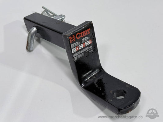 Curt Trailer Hitch Ball Mount 2 Inch Receiver 3500 lb Tow Capacity with Pin