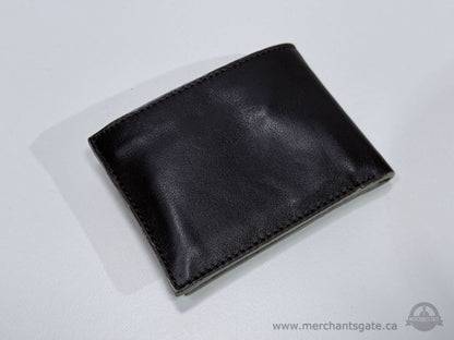 Coca Cola Brown Leather Wallet Bifold Coca Cola Branded Promo Wallet