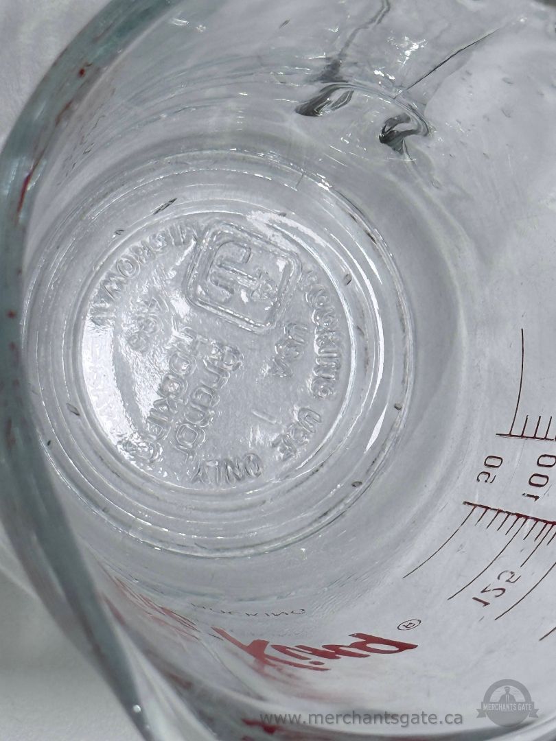 Pyrex 2 Cup Glass Measuring Cup and Fire King 1 Cup Glass Measuring Cup