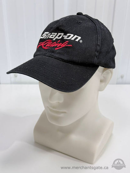 Snap On Racing Black Adjustable Baseball Cap Hat