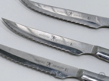 J A Henckels International Stainless Steel Serrated Steak Knives Set of 3