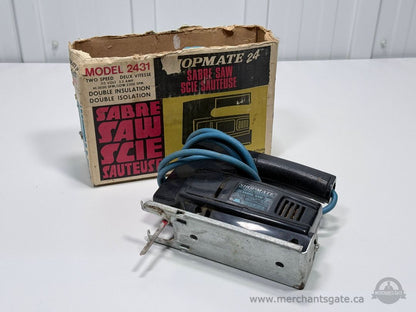Shopmate 24 Sabre Saw Model 2431 Two Speed Electric Saw with Box