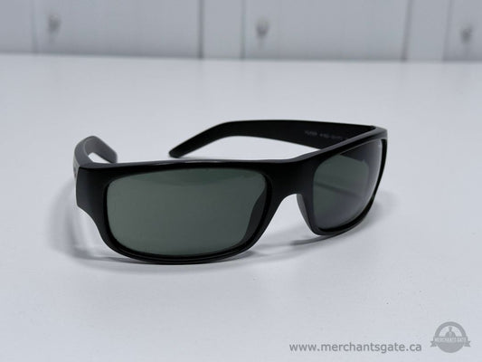 Arnette Black Sunglasses Made in Italy Sport Wrap Frame Dark Lenses