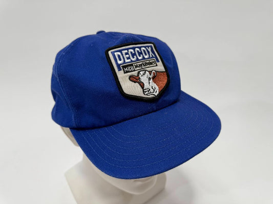 Vintage Deccox M&B Bagley Livestock Feed Snapback Hat