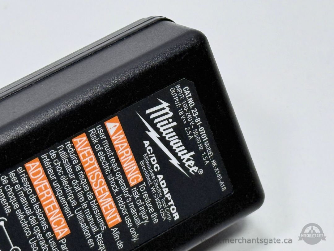 Milwaukee AC DC Power Adapter Model HK-X145-A18