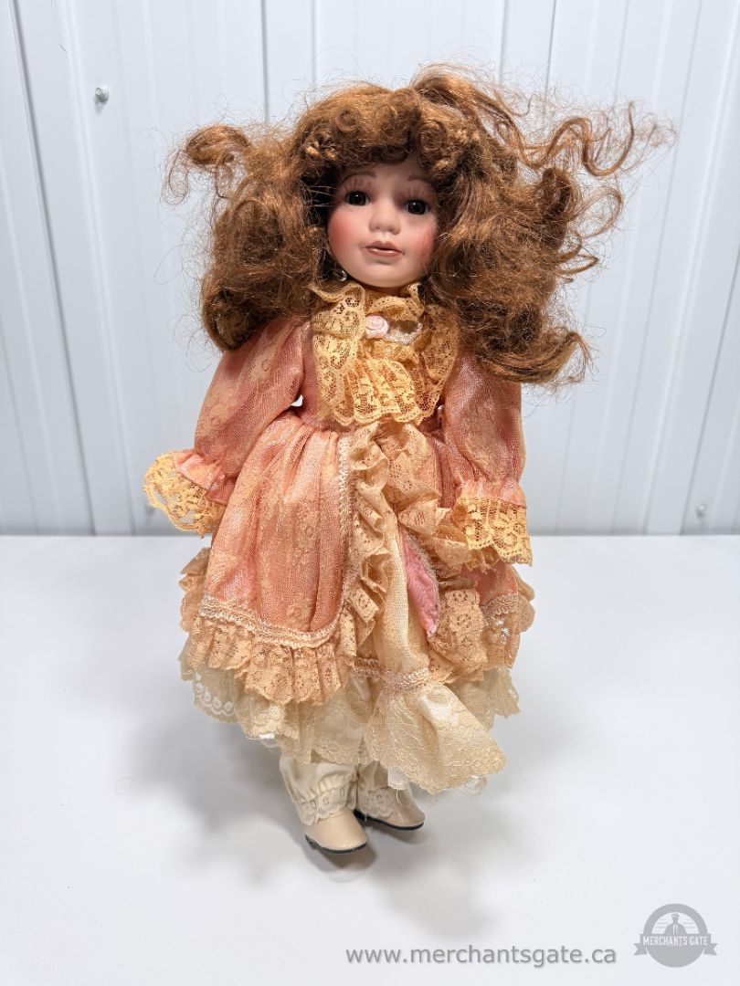 1998 Samantha Medici Porcelain Collector Doll with Stand + Extra