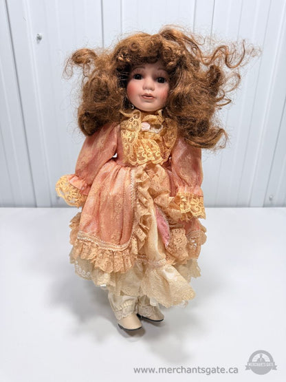 1998 Samantha Medici Porcelain Collector Doll with Stand + Extra