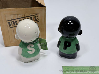 Knorr Limited Edition Salt And Pepper Shaker Set New In Box Ceramic Advertising Figures