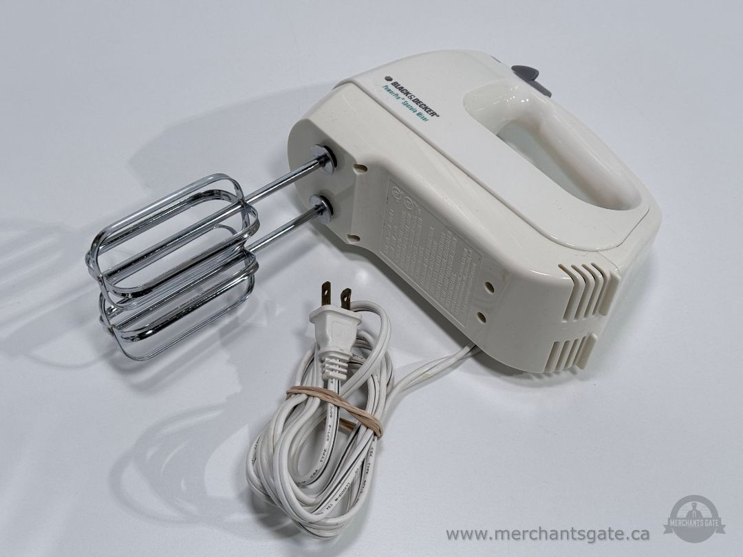 Black & Decker PowerPro Hand Mixer Electric Kitchen Mixer with Dual Beaters