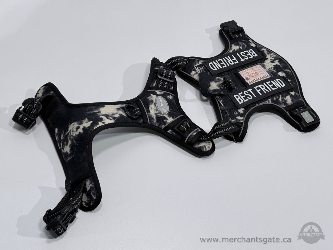 Tactical Dog Harness Vest Medium Adjustable No Pull Pet Harness Best Friend Patches
