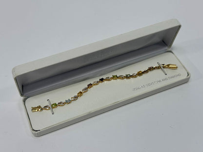 Elegant Multi-Gemstone Bracelet – Sparkling Accent Piece