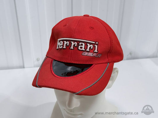 Ferrari Gear Red Baseball Cap Adjustable Strap Official Ferrari Hat