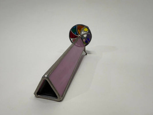 John Cooper Hand Made Stained Glass Kaleidoscope