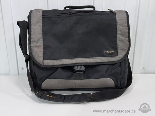 Targus Laptop Messenger Bag Computer Shoulder Bag Black & Gray