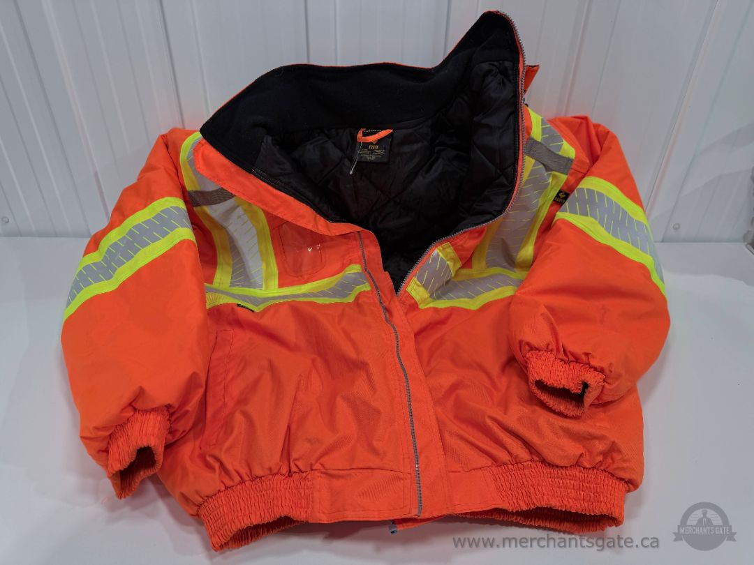 Kosto Hi-Vis Safety Winter Jacket XXL CSA Class 2 Reflective Work Coat