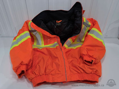 Kosto Hi-Vis Safety Winter Jacket XXL CSA Class 2 Reflective Work Coat
