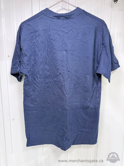 Vintage Coca-Cola Polar Bears Soccer Graphic T-Shirt Adult XL Blue